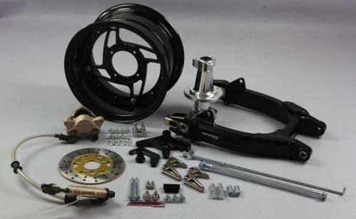 NEW DESIGN MUNK WIDE SWING ARM SET 5.5J RIM IN BLACK