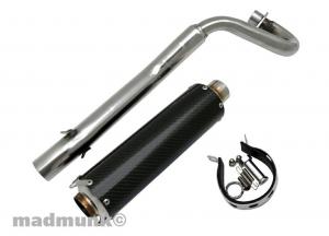 DX UP SWEPT CARBON AND S/STEEL PIPE
