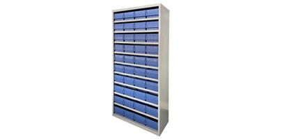 ASSORTMENT STORAGE ORGANIZERS CABINET + 40PCS PARTS BOX
