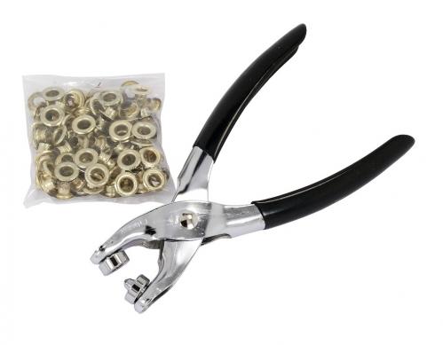EYELET PLIER WITH 100 EYELETS