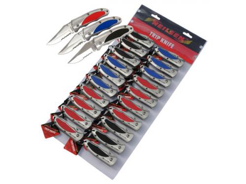 LOCKING KNIFE - 3.3/4IN. WITH POCKET CLIP AND STORAGE POUCH