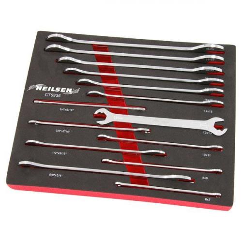 SPANNER SET 14PCS ULTRA THIN RATCHETING ACTION