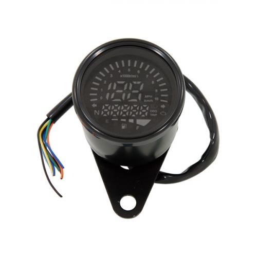 LED SPEEDO AND REV METER ALL IN ONE BLACK CASE