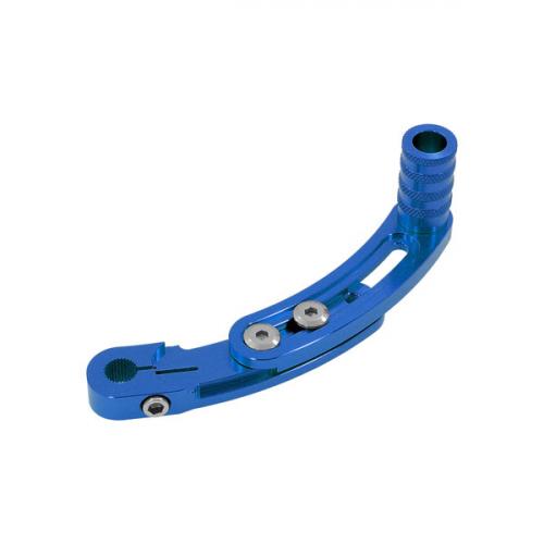 BLUE  ALLOY ADJUSTABLE FOOT GEAR LEVER