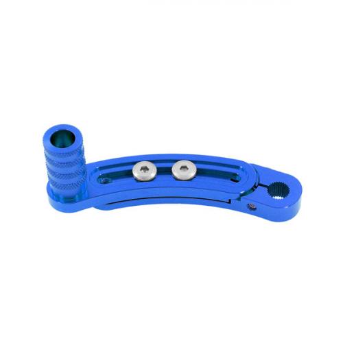 BLUE  ALLOY ADJUSTABLE FOOT GEAR LEVER