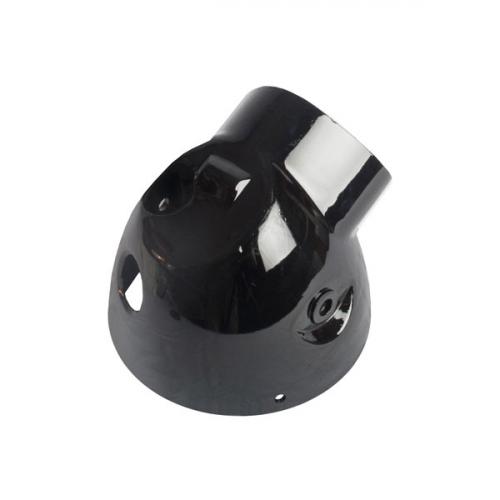 BLACK METAL LAMP SHELL DX