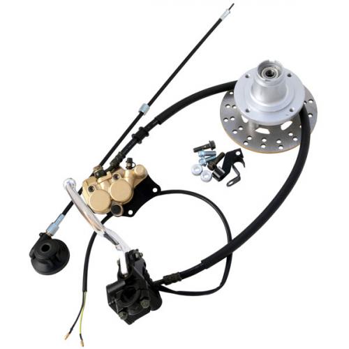 MUNK OLD FORK WITH DISC BRAKE COMPLETE IN BLACK