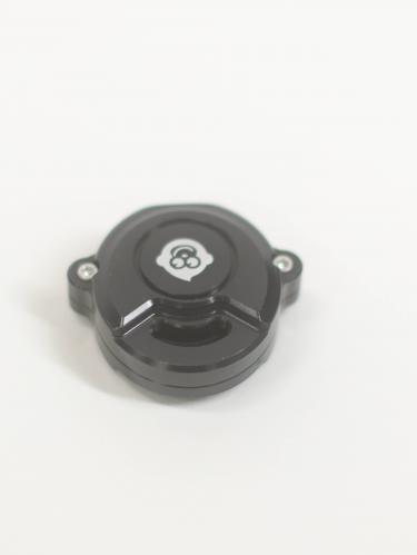 CNC BLACK  KEY COVER FOR MONKEY 125 FROM 2018 TO NOW