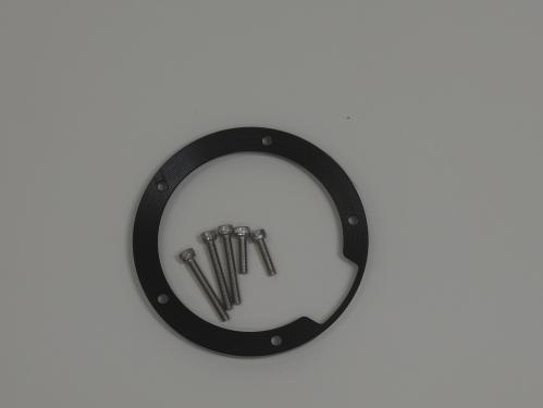 CNC TANK RING IN BLACK FITS MONKEY 125 FROM 2018 UNTIL  NOW