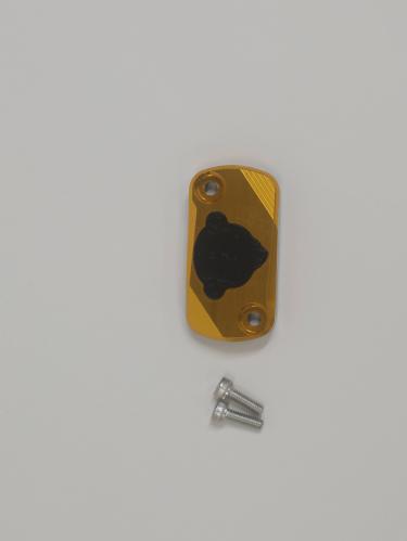 MONKEY CNC OIL CUP COVER IN GOLD FOR BRAKE FIT FROM 2018 TO NOW