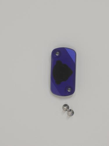 MONKEY CNC OIL CUP COVER IN BLUE FOR BRAKE FIT FROM 2018 TO NOW