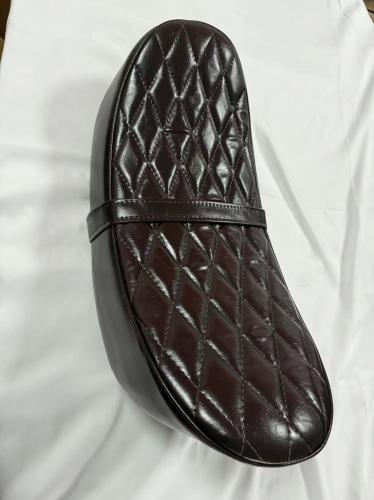 DX DARK BROWN BIG CHECK SEAT