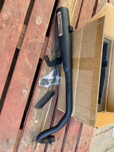 DX UP SWEPT BLACK EXHAUST