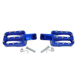 BLUE CNC  Foot Pegs FOR PIT BIKE