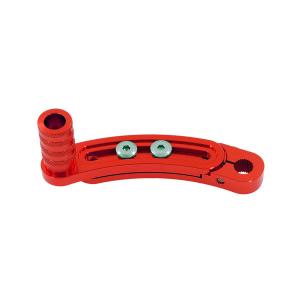 RED  ALLOY ADJUSTABLE FOOT GEAR LEVER