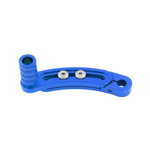 BLUE  ALLOY ADJUSTABLE FOOT GEAR LEVER